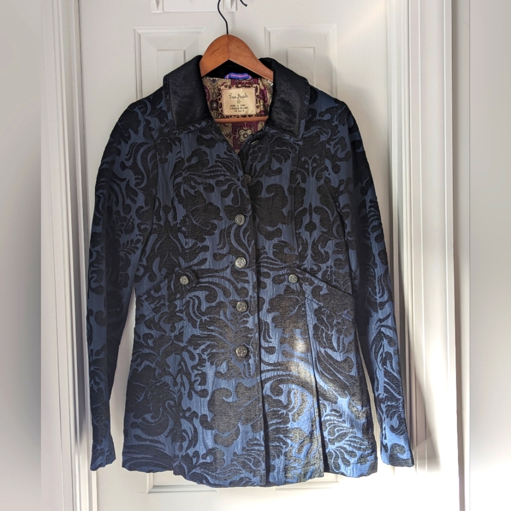 Free People Burnout Blazer Jacket  size 10